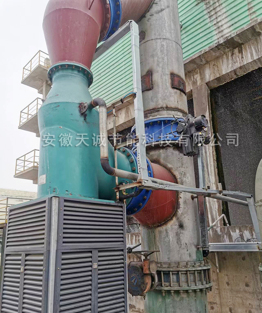 立式安裝余壓發電